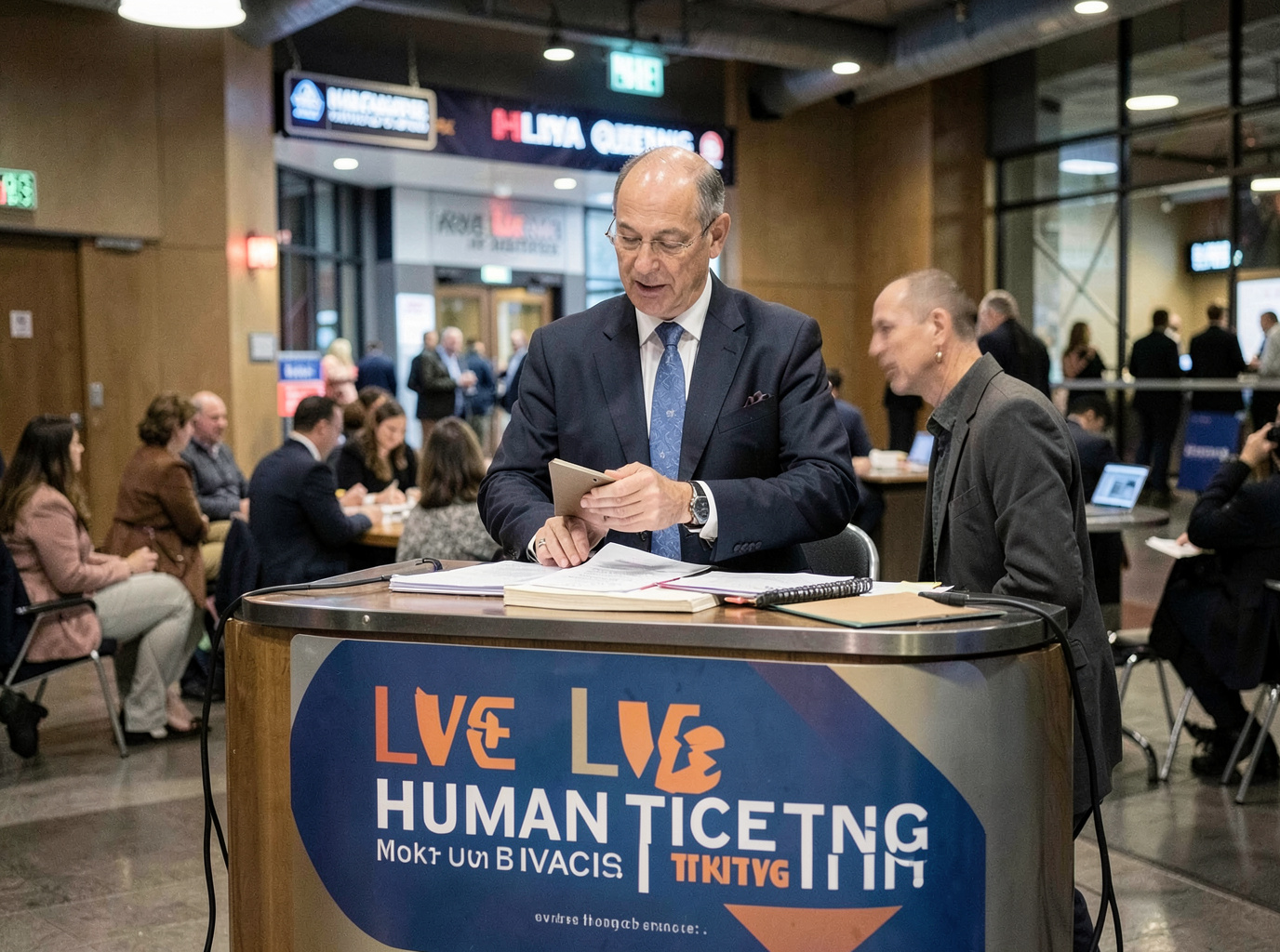 Live Human Ticketing Desk in Queens